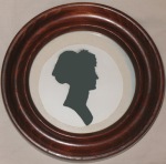 after c. 1810 original silhouette photograph: Margaret Hubbard Deveber, c. 1970, gift of Catherine Coombes, 2009 (2009.29)
